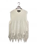 COMME des GARCONS HOMME PLUSコムデギャルソンオムプリュス）の古着「sleeveless knit」｜アイボリー