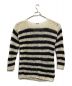 Saint Laurent Paris (サンローランパリ) Oversize Striped Sweater ホワイト×ブラック サイズ:M：24000円