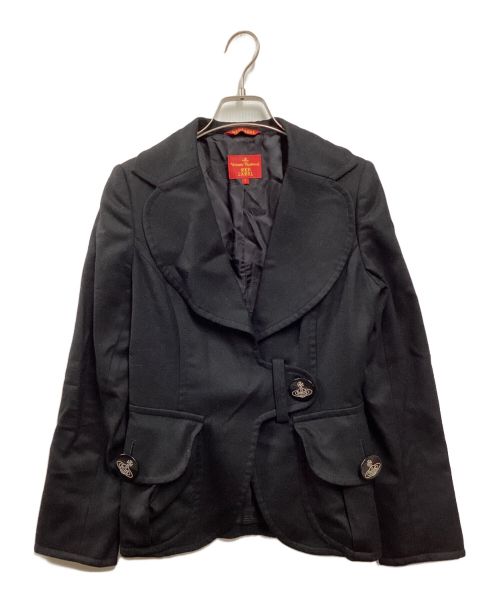 Vivienne Westwood RED LABEL（ヴィヴィアンウエストウッドレッドレーベル）Vivienne Westwood RED LABEL (ヴィヴィアンウエストウッドレッドレーベル) ラブジャケット ブラック サイズ:1の古着・服飾アイテム