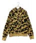 A BATHING APE（アベイシングエイプ）の古着「SHARK FULL ZIP HOODIE」｜ベージュ