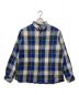 CHALLENGER（チャレンジャー）の古着「L/S BIG CHECK SHIRT」｜ブルー