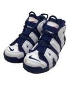 NIKEナイキ）の古着「Air More Uptempo 2024 'Olympic'」｜ホワイト×ブルー