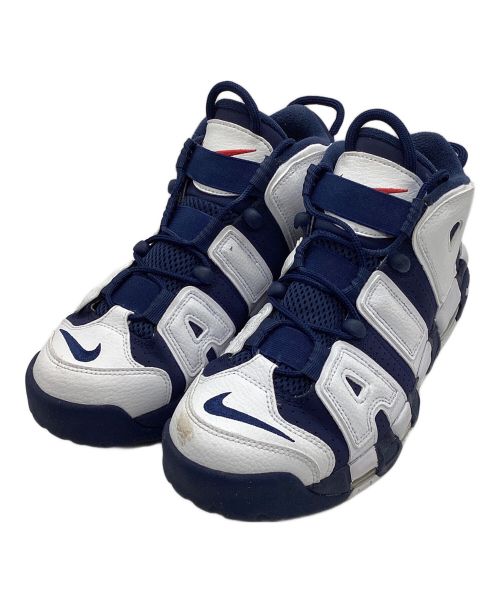 NIKE（ナイキ）NIKE (ナイキ) Air More Uptempo 2024 'Olympic' ホワイト×ブルー サイズ:US7.5の古着・服飾アイテム