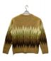 Needles (ニードルズ) Mohair Cardigan - Zigzag イエロー×ブラウン サイズ:XL：18000円