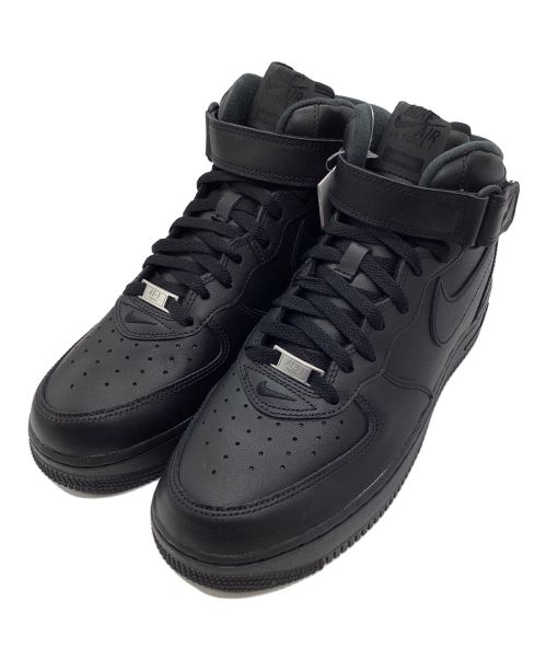 NIKE（ナイキ）NIKE (ナイキ) SUPREME (シュプリーム) AIR FORCE 1 MID SP ブラック サイズ:US9 未使用品の古着・服飾アイテム