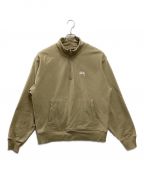 stussyステューシー）の古着「OVERDYED STOCK LOGO MOCK」｜ベージュ