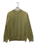 AURALEEオーラリー）の古着「SUPER FINE WOOL RIB KNIT BIG P/O」｜カーキ