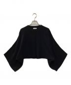 HYKEハイク）の古着「C/C KNIT THERMAL PONCHO」｜ブラック