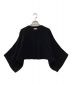 HYKE（ハイク）の古着「C/C KNIT THERMAL PONCHO」｜ブラック