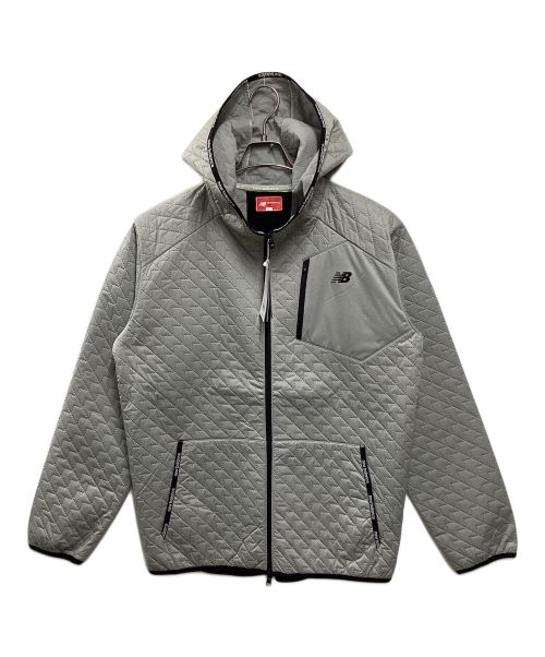 NEW BALANCE GOLF（ニューバランス ゴルフ）NEW BALANCE GOLF (ニューバランス ゴルフ) QUILTED FULLZIP HOODIE グレー サイズ:7 未使用品の古着・服飾アイテム