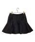 FETICO EMIFUNAYAMA (フェティコ エミ フナヤマ) WOOL BARATHEA FRILLED MINI SKIRT ブラック サイズ:1：25000円