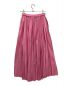 ATON (エイトン) MICRO COTTON SATIN GATHERED SKIRT ショッキングピンク サイズ:36 未使用品：13000円