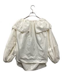 RIKO（リコ）の古着「Double-collar quilting sleeve blouse」｜ホワイト