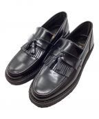 GEORGE COX×FRED PERRYジョージコックス×フレッドペリー）の古着「Tassel Loafer Leather」｜ブラック