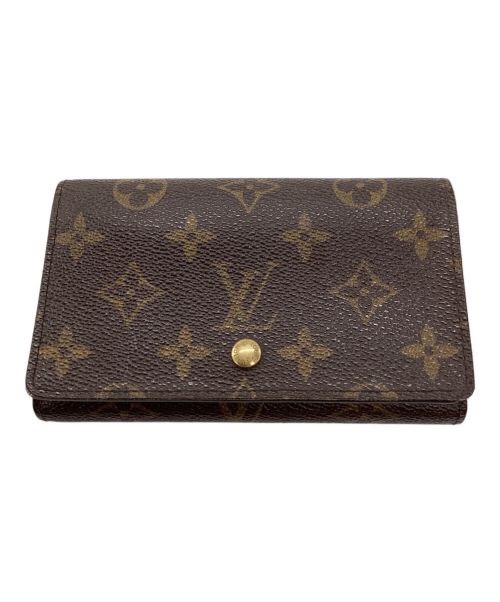 LOUIS VUITTON（ルイ ヴィトン）LOUIS VUITTON (ルイ ヴィトン) ポルトモネ・ビエ・トレゾール ブラウンの古着・服飾アイテム