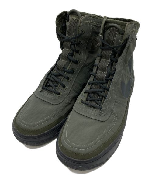 NIKE（ナイキ）NIKE (ナイキ) AIR FORCE 1 HIGH SHELL カーキ サイズ:US7の古着・服飾アイテム