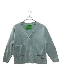 TTT MSW（ティー）の古着「standard knit cardigan」｜ブルー