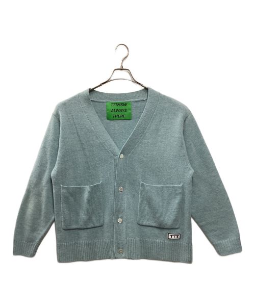 TTT MSW（ティー）TTT MSW (ティー) standard knit cardigan ブルー サイズ:Mの古着・服飾アイテム