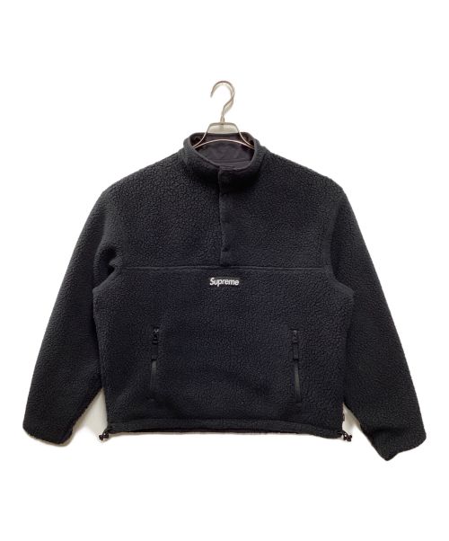 SUPREME（シュプリーム）SUPREME (シュプリーム) Polartec Shearling Reversible Pullover ブラック サイズ:Sの古着・服飾アイテム