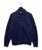 STONE ISLANDストーンアイランド）の古着「スタンドカラーニットカーディガン」｜ネイビー