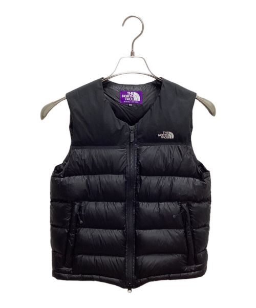 THE NORTHFACE PURPLELABEL（ザ・ノースフェイス パープルレーベル）THE NORTHFACE PURPLELABEL (ザ・ノースフェイス パープルレーベル) Light Nuptse Vest ブラック サイズ:WSの古着・服飾アイテム