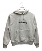 stussyステューシー）の古着「プルオーバーパーカー」｜グレー