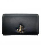 JIMMY CHOOジミーチュウ）の古着「VARENNE CLUTCH（ヴァレンヌクラッチ）」｜ブラック