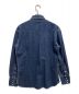 THE FLAT HEAD (ザ・フラットヘッド) WESTERN L/S SHIRT インディゴ サイズ:40R：8000円