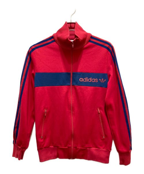 adidas（アディダス）adidas (アディダス) トラックジャケット レッド×ネイビー サイズ:Sの古着・服飾アイテム