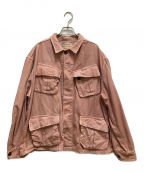 DAIRIKUダイリク）の古着「JAPANESE SOUVENIR FATIGUE JACKET/ジャパニーズ スーベニア ファティーグ ジャケット」｜ピンク