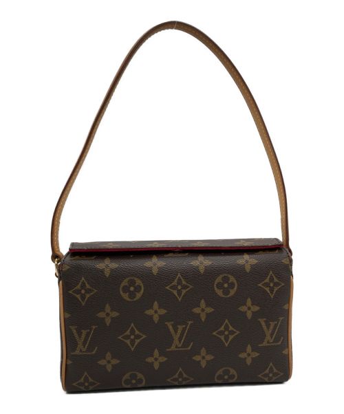 LOUIS VUITTON（ルイ ヴィトン）LOUIS VUITTON (ルイ ヴィトン) ショルダーバッグ「レシタル」 ブラウンの古着・服飾アイテム