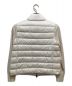 MONCLER (モンクレール) ハイブリッドダウンニット ホワイト×アイボリー サイズ:S：49800円