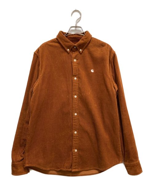 CarHartt（カーハート）CarHartt (カーハート) コーデュロイシャツ ブラウン サイズ:Mの古着・服飾アイテム