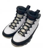 NIKEナイキ）の古着「AIR JORDAN 9 RETRO」｜ホワイト×ブラック