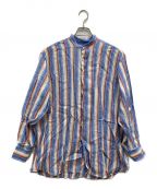 INDIVIDUALIZED SHIRTSインディビジュアライズドシャツ）の古着「ストライプリネンシャツ」｜マルチカラー