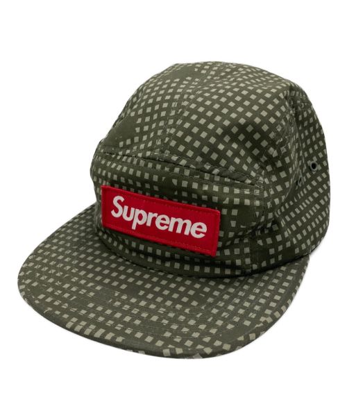 SUPREME（シュプリーム）Supreme (シュプリーム) CAMO CAMP CAP 黄緑の古着・服飾アイテム