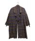 My Beautiful Landlet（マイビューティフルランドレット）の古着「brushed tartan wide long coat」｜ベージュ