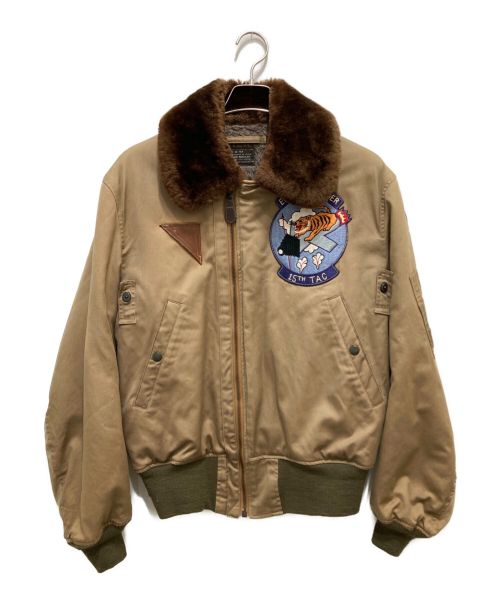 BUZZ RICKSON'S（バズリクソンズ）BUZZ RICKSON'S (バズリクソンズ) B-15A フライトジャケット ベージュ サイズ:40の古着・服飾アイテム