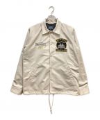 STUDIO D'ARTISANステュディオダルチザン）の古着「DENIM TO THE FUTURE COACH JACKET」｜ベージュ