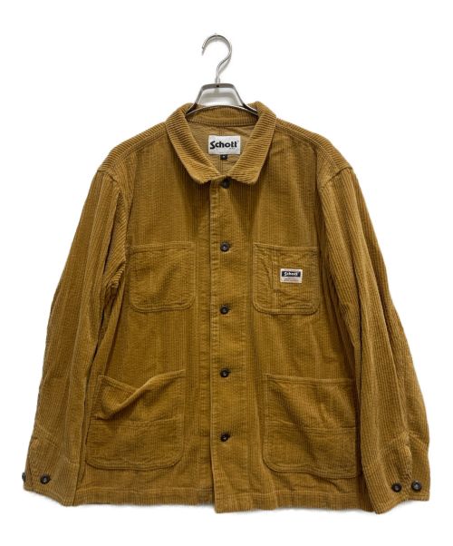 Schott（ショット）Schott (ショット) CORDUROY COVERALL ベージュ サイズ:Mの古着・服飾アイテム