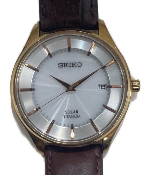 SEIKO（セイコー）SEIKO (セイコー) 腕時計 ホワイトの古着・服飾アイテム