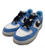 NIKEナイキ）の古着「AIR FORCE 1　By You」｜ホワイト×スカイブルー