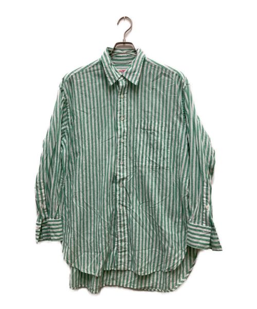 Spick and Span（スピックアンドスパン）Spick and Span (スピックアンドスパン) コットンリネンルーズシャツ グリーン サイズ:Freeの古着・服飾アイテム