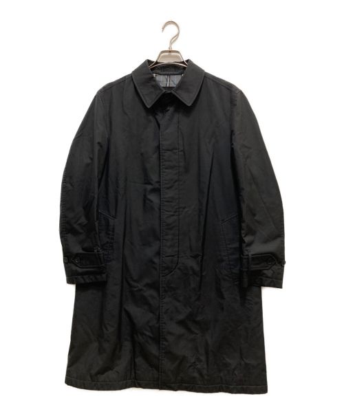 BURBERRY BLACK LABEL（バーバリーブラックレーベル）BURBERRY BLACK LABEL (バーバリーブラックレーベル) ステンカラーコート ブラック サイズ:Mの古着・服飾アイテム