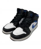 NIKEナイキ）の古着「AIR JORDAN 1 MID GS」｜黒×白×青