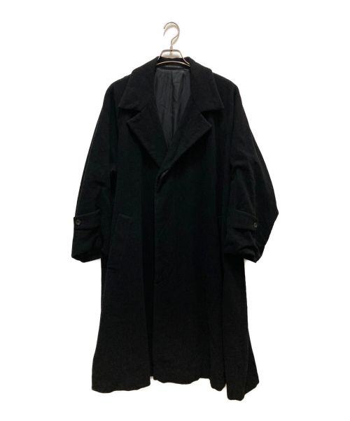 YOHJI YAMAMOTO（ヨウジヤマモト）YOHJI YAMAMOTO (ヨウジヤマモト) オーバーサイズメルトンコート ブラック サイズ:Sの古着・服飾アイテム