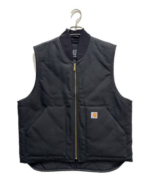 CarHartt（カーハート）CarHartt (カーハート) ダックベスト ブラック サイズ:Lの古着・服飾アイテム