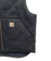 中古・古着 CarHartt (カーハート) ダックベスト ブラック サイズ:L：9800円