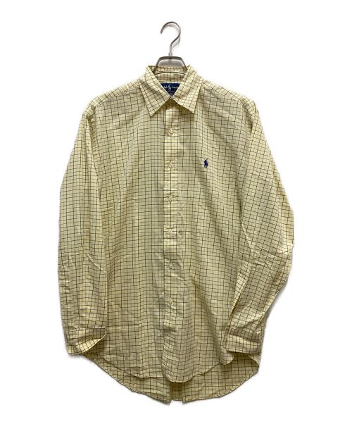 RALPH LAUREN（ラルフローレン）RALPH LAUREN (ラルフローレン) ボタンダウンチェックシャツ イエロー サイズ:S(US)の古着・服飾アイテム