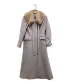 HER LIP TOハーリップトゥ）の古着「Mirage Tippet Long Coat」｜ラベンダー